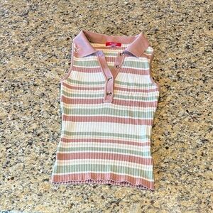 GUESS XS ribbed tank